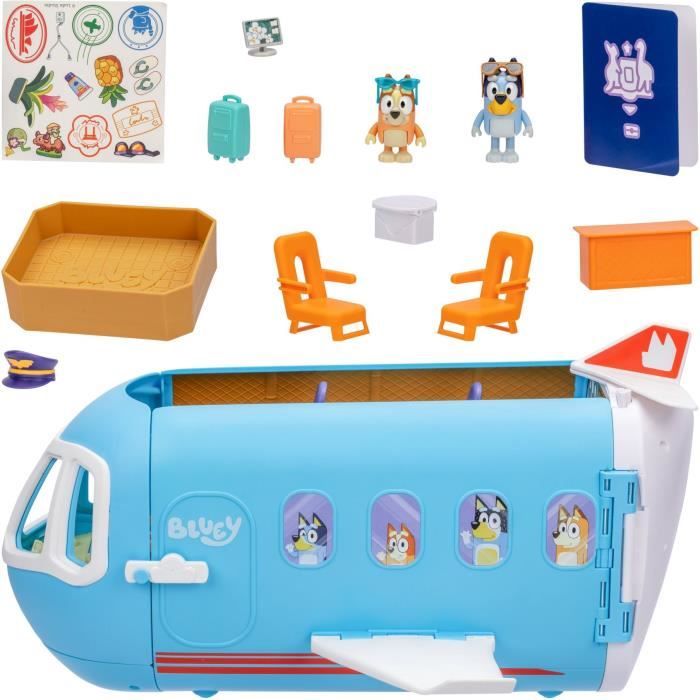 Bluey's Plane - BLUEY - Transformable playset with figures and accessories