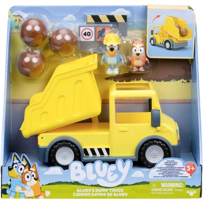 Dump Truck - BLUEY - Bluey and Bingo - Figures included - Customizable accessories