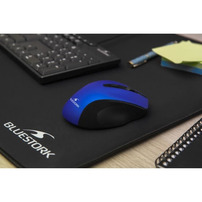 Wireless Mouse - BLUESTORK - OFFICE 75 - Rechargeable - PC/MAC - Blue