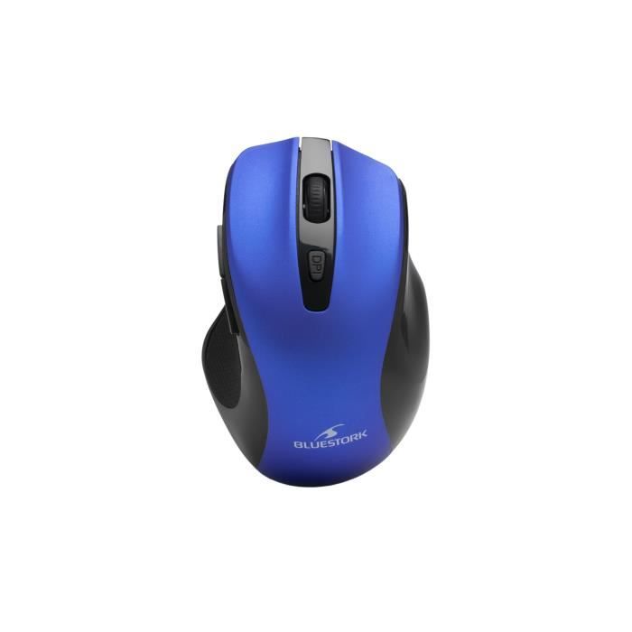 Wireless Mouse - BLUESTORK - OFFICE 75 - Rechargeable - PC/MAC - Blue