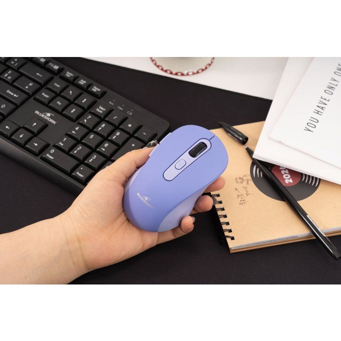 Souris - 2.4GHz+Bluetooth - BLUESTORK - Rechargeable 4800 DPI - P