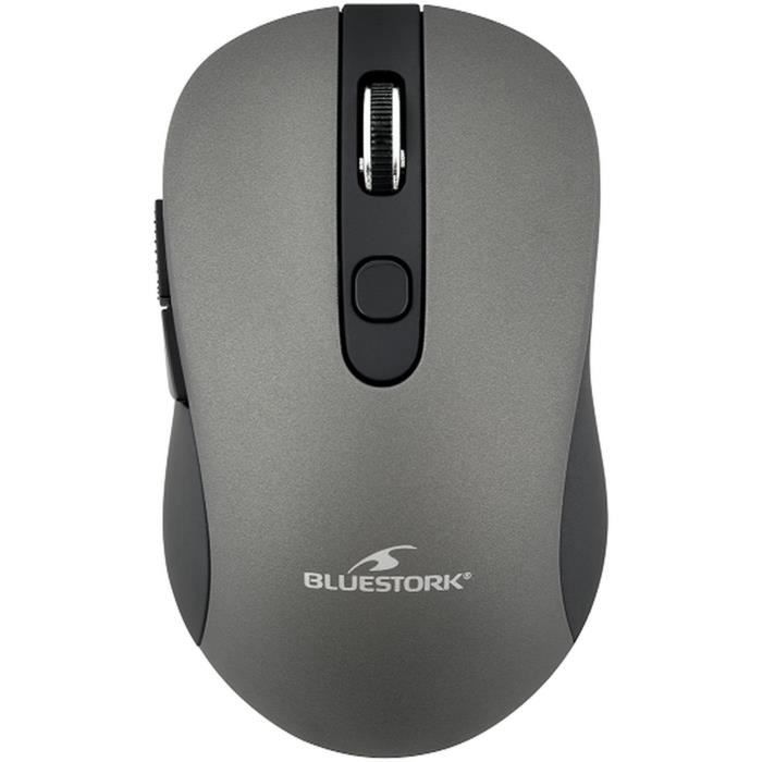 Wireless Mouse - 2.4 GHz - 6 Buttons - Gray