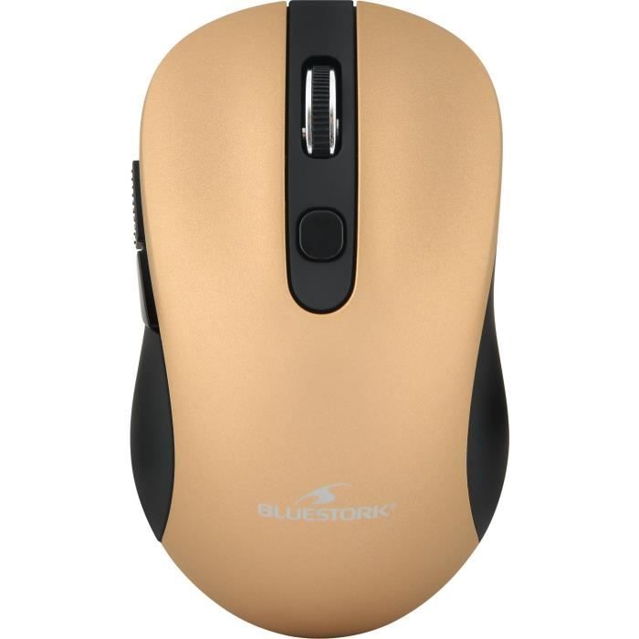 BLUESTORK Wireless Mouse - 2.4 Ghz - 6 buttons - Metallic gold