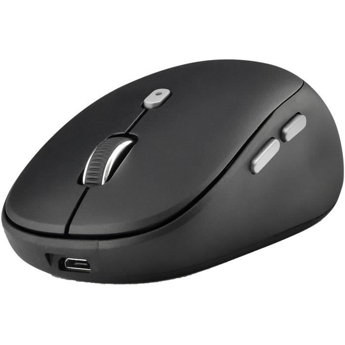 Keyboard + mouse - BLUESTORK - wireless - Grapheme - Black - PACK-WL-PC-BK / FR