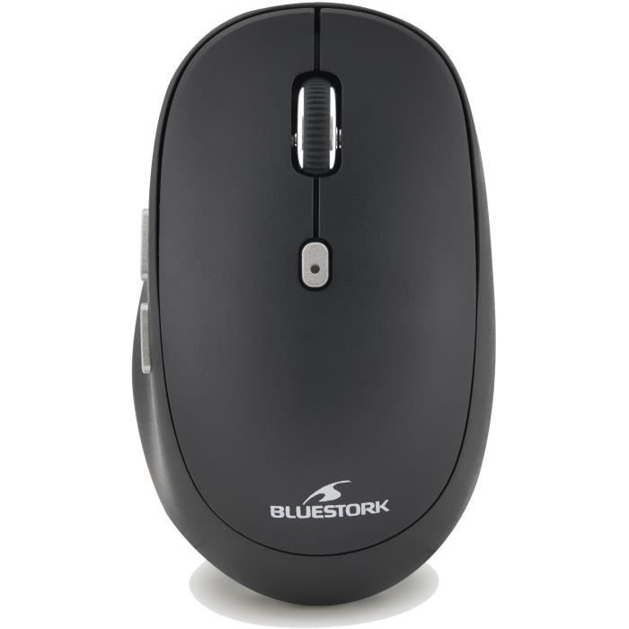Keyboard + mouse - BLUESTORK - wireless - Grapheme - Black - PACK-WL-PC-BK / FR