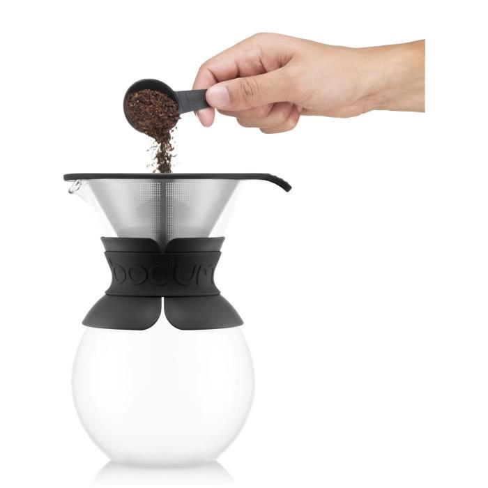 To over - Bodum coffee maker, permanent stainless steel mesh filter, 1.0 l, 8 cups