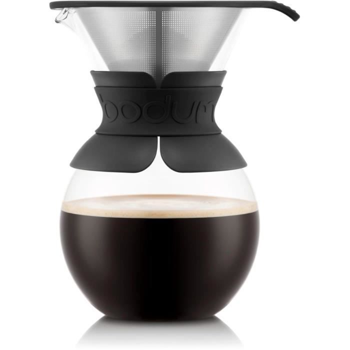 To over - Bodum coffee maker, permanent stainless steel mesh filter, 1.0 l, 8 cups