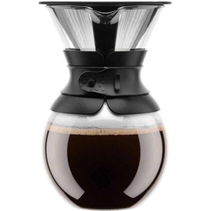 To over - Bodum coffee maker, permanent stainless steel mesh filter, 1.0 l, 8 cups