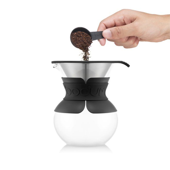 To over - Bodum coffee maker, permanent stainless steel mesh filter, 0.5 l, 4 cups