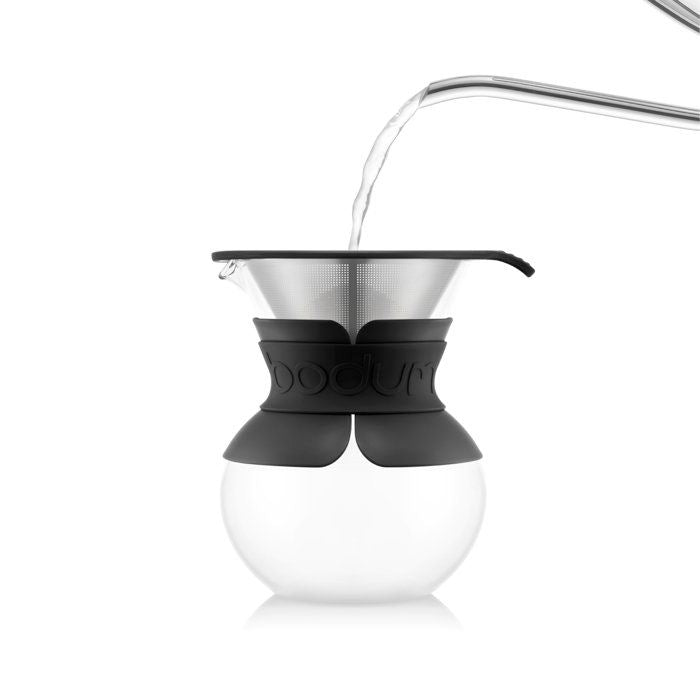 To over - Bodum coffee maker, permanent stainless steel mesh filter, 0.5 l, 4 cups