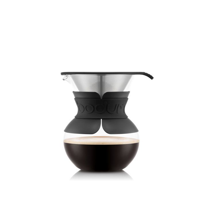 To over - Bodum coffee maker, permanent stainless steel mesh filter, 0.5 l, 4 cups