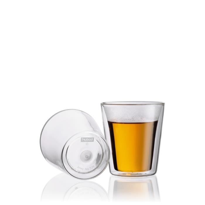 BODUM CANTEEN Set 6 Double Wall Lenses 0.2 l Transparent
