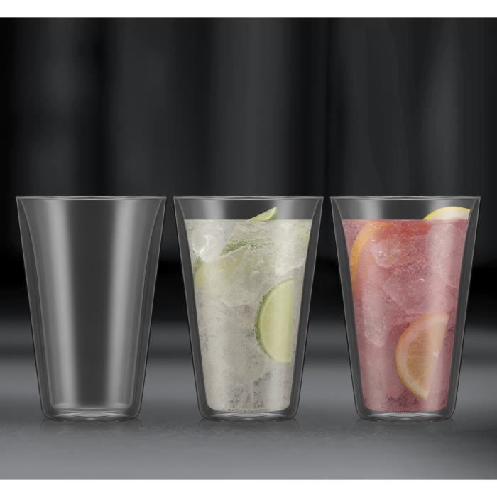 BODUM CANTEEN Set 6 Double Wall Lenses 0.4 l Transparent