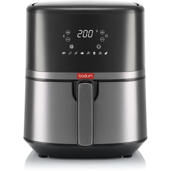 Oil-free fryer - BODUM - 4.5L - 1500 W - Black