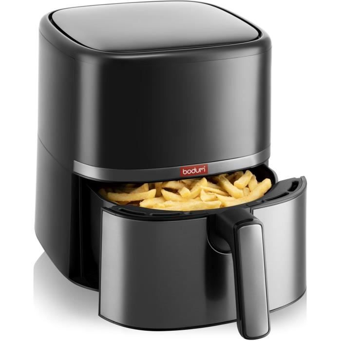 Oil-free fryer - BODUM - 4.5L - 1500 W - Black