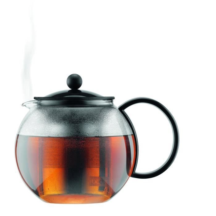 Assam - Theiere A Piston Bodum, plastic cover, stainless steel filter, 0.5 L