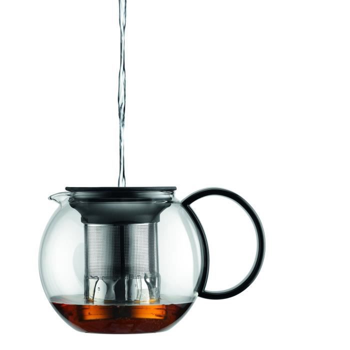 Assam - Theiere A Piston Bodum, plastic cover, stainless steel filter, 0.5 L