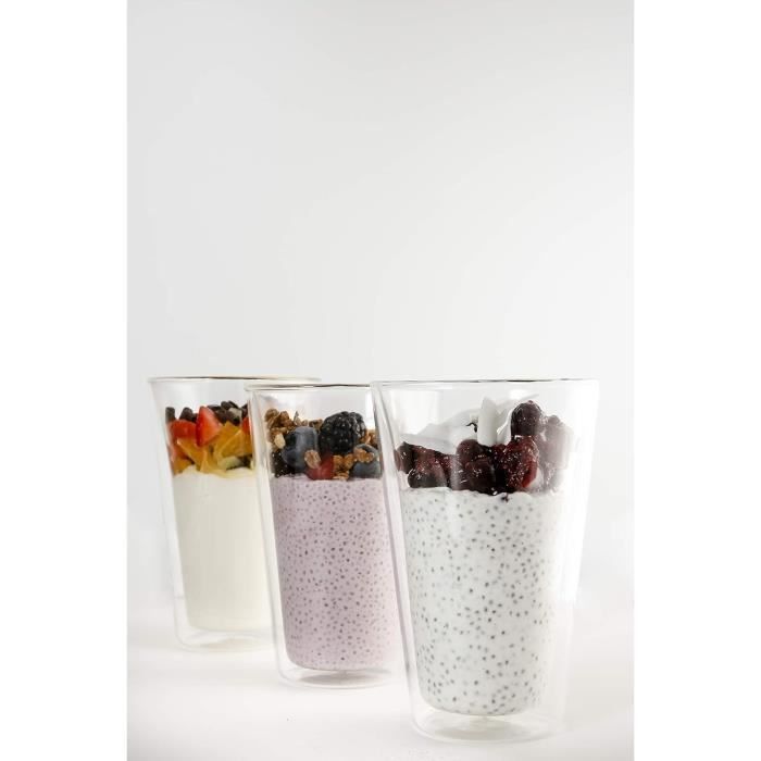 BODUM CANTEEN Set of 2 double wall glasses 0.4 l Transparent