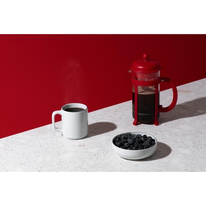 Java piston coffee maker 8 cups red - Bodum