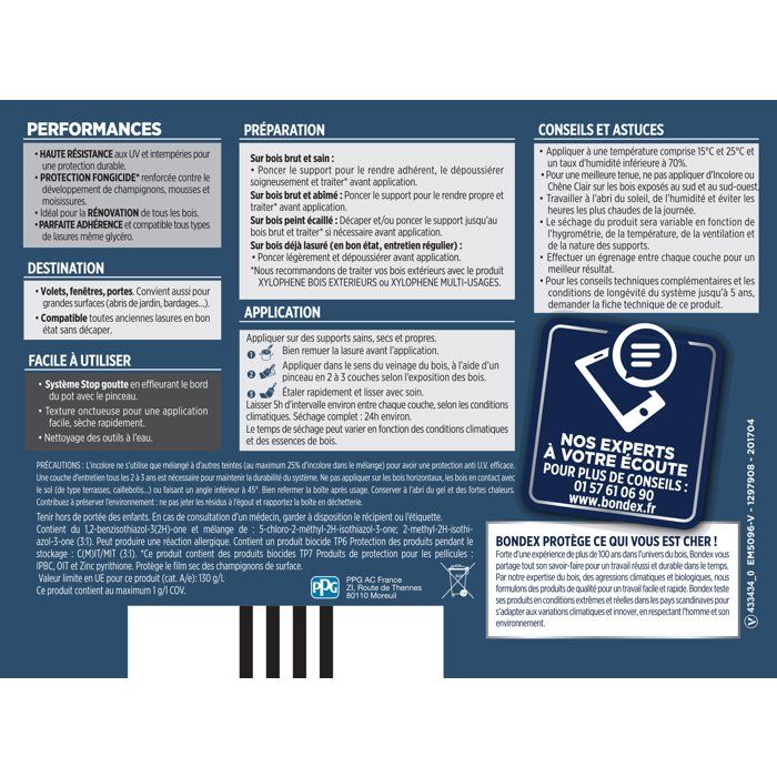 BONDEX 2 in 1 Satin High Protection Stain 5 years - Light oak