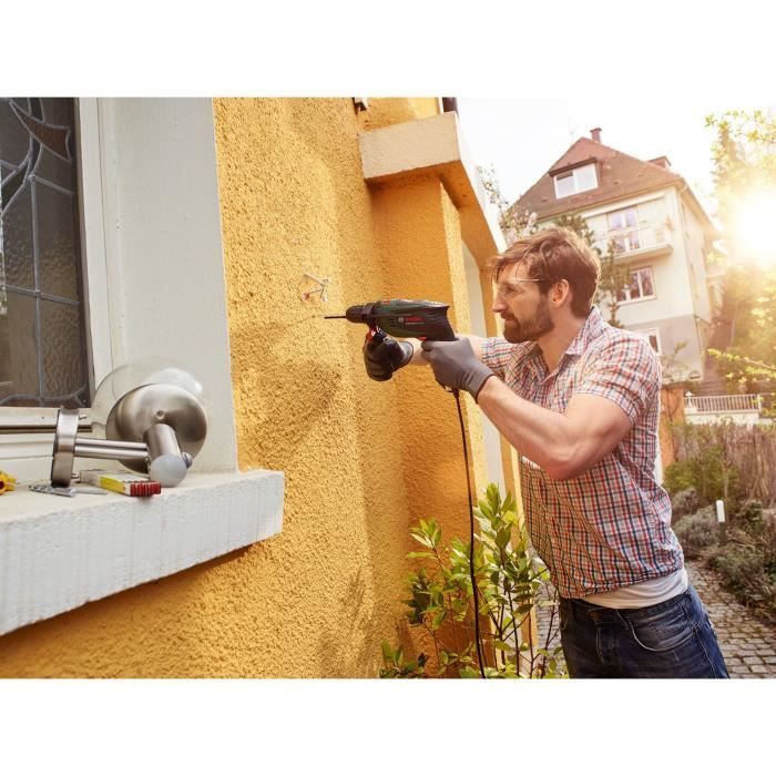 Bosch wired percussion drill - Universalimppact 800 (800W, 14mm concrete, 30mm wood, delivered with accessories)