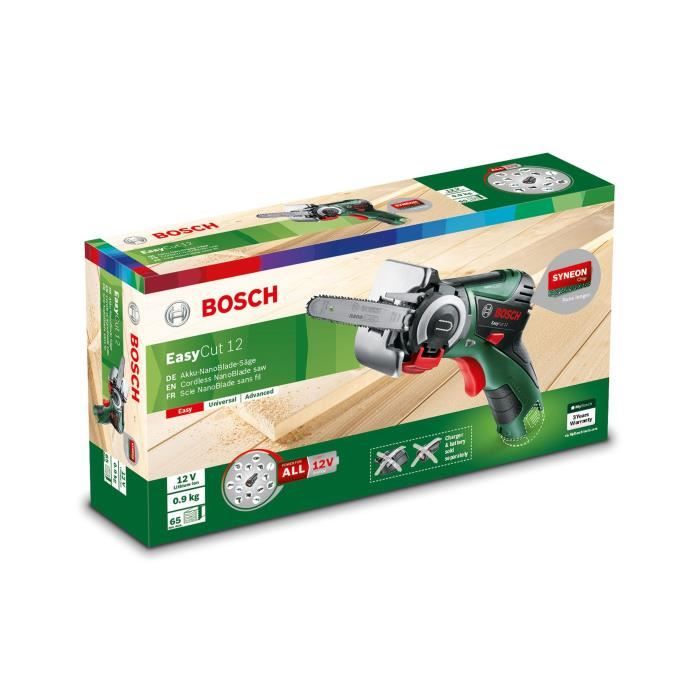 Bosch multiusage saw - Easycut 12 (delivered without battery or charger + 1 nanoblade wood + 1 blade range)