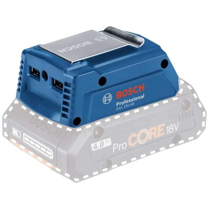 Bosch Professional Battery USB Charging Adapter GAA 18V-48 - 06188000L6