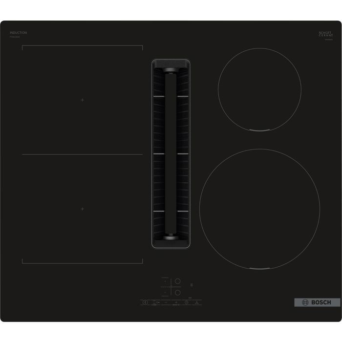 Induction cooktop - BOSCH - 4 burners - 52.2 x 59.2 x 22.9 cm - PVS611B16E - Black