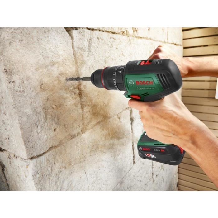 Impact drill - AdvancedImpact - 18V-80 - 2 x 2.5 Ah batteries - 13 mm metal chuck - Cordless