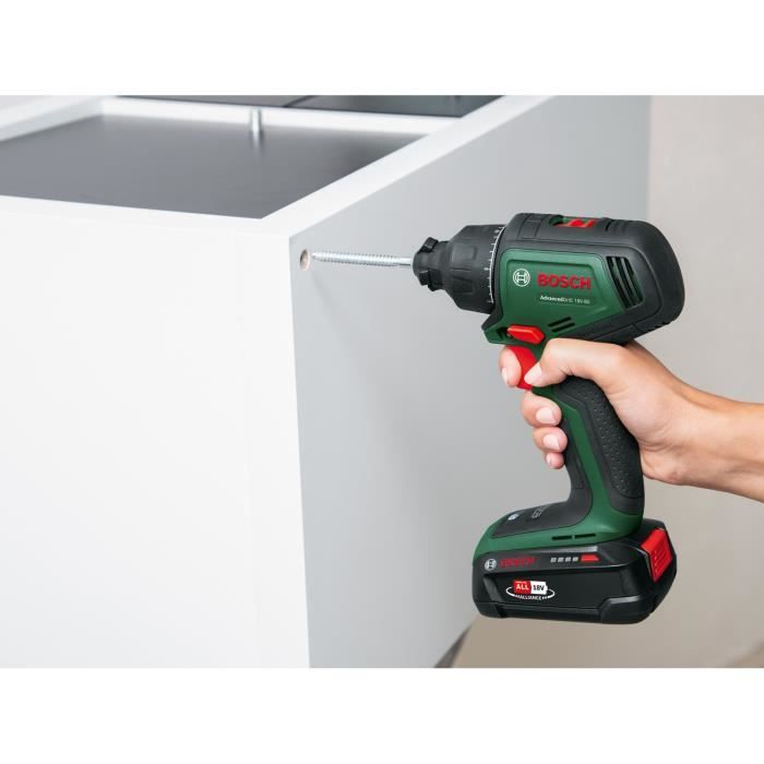 Drill-driver - AdvancedDrill - 18V-80 - 2 x 2.5 Ah batteries - Removable metal chuck - Cordless