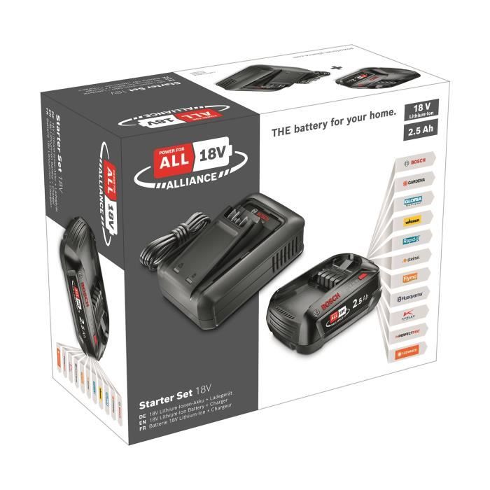 Starter Set 18V (1 x 2.5Ah + AL 18V-44)