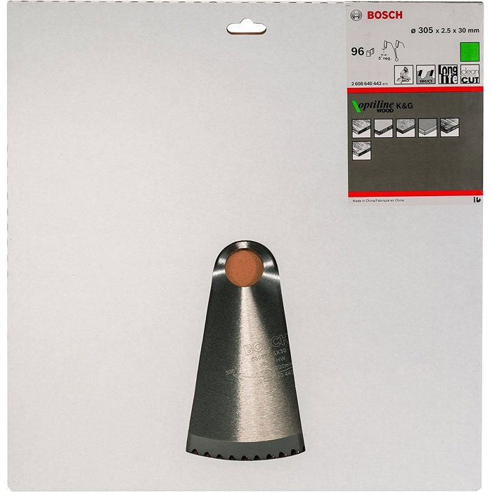 BOSCH PROFESSIONAL Carbide Circular Saw Blade 305 x 30 x 2.5mm (96 Teeth) - Wood