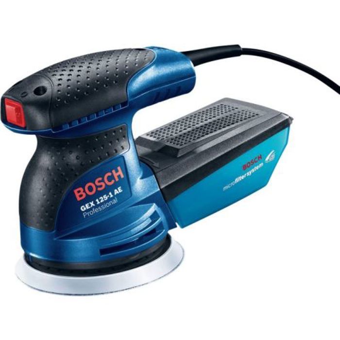Eccentric sander Bosch Professional - Gex 125-1 AE (sanding tray diameter 125 mm, 250 W)