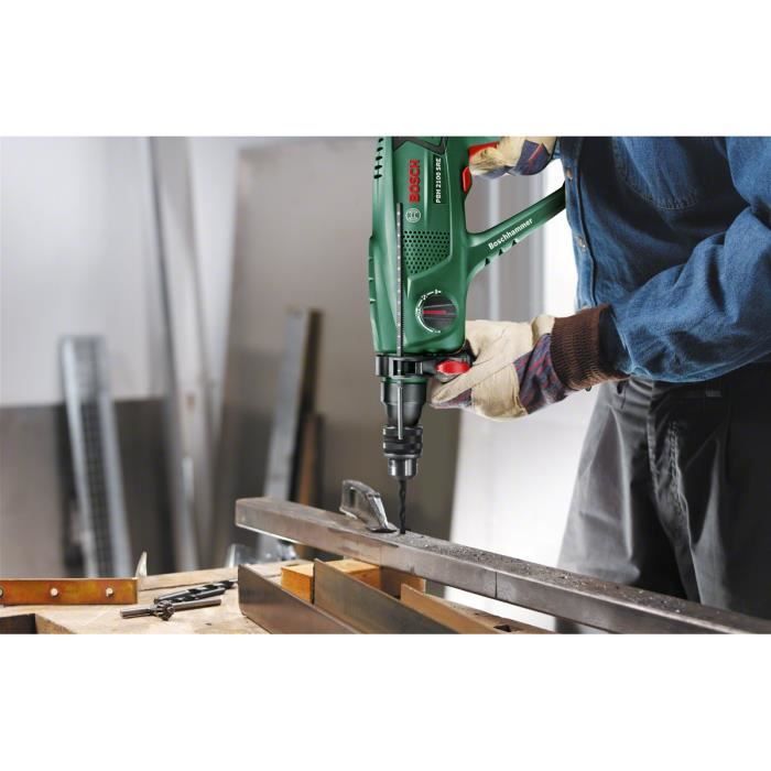 PBH 2100 RE hammer drill + 2 drills + 2 chisels