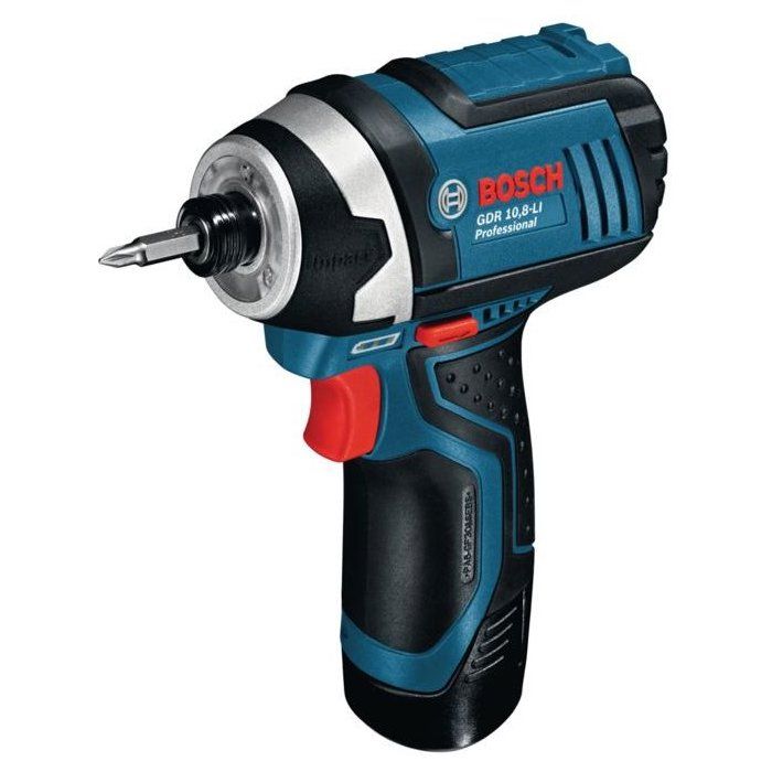 Bosch Professional GDR 12V-105 impact screwdriver + 2 2.0Ah batteries + LBOXX - 06019A6977