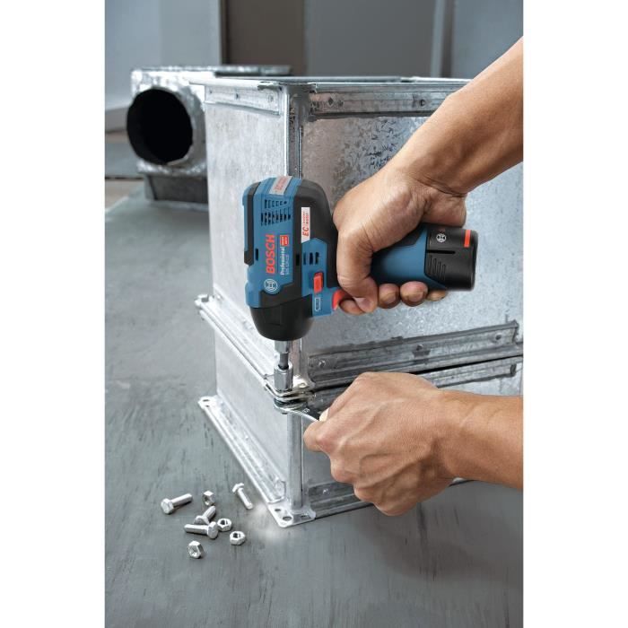 BOSCH PROFESSIONAL Cordless impact wrench 12V GDS 12V-115 solo Click & Go, L-BOXX