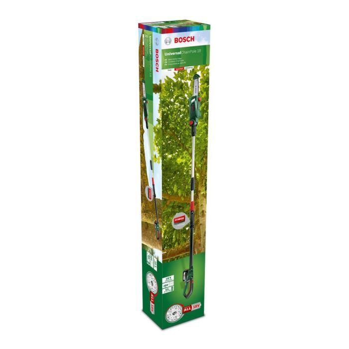 Bosch wireless wire wireless pitch - Universalchainpole 18 (delivered with 1 battery 18V -2.5ah, cut: 15cm)