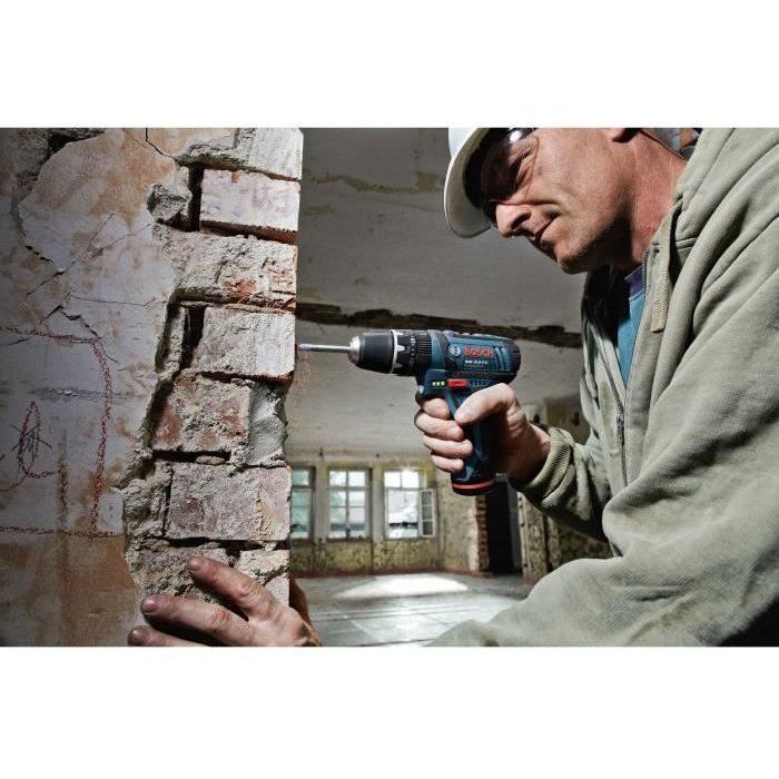 Bosch Professional drill GSR 12V-15 with 2 2Ah battery + charger + softbag