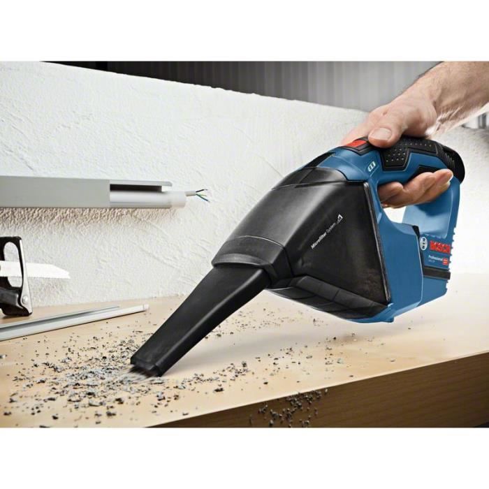 Bosch Professional GAS 12V vacuum cleaner + 2 3.0Ah batteries + L-BOXX - 06019E3003