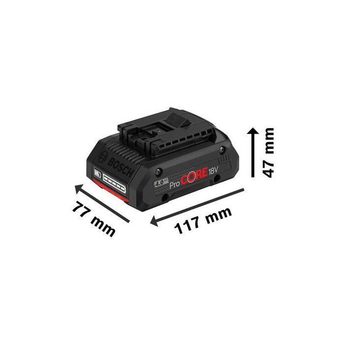 PROCORE 18V 4.0Ah Professional battery in cardboard box - BOSCH - 1600A016GB
