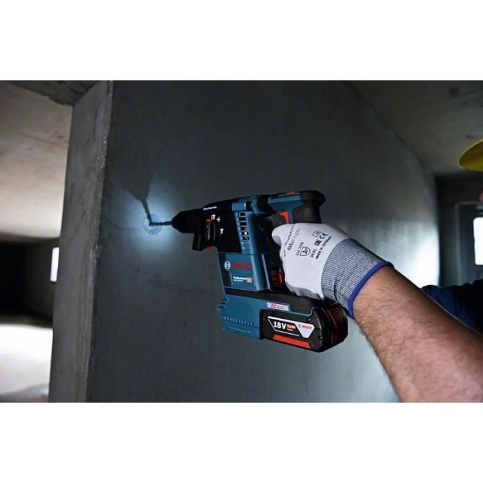 Bosch Professional GBH 18V-26F SDS Plus Hammer Drill, with 2 ProCore 5.5Ah Batteries, Charger, in L-Boxx - 061191000F
