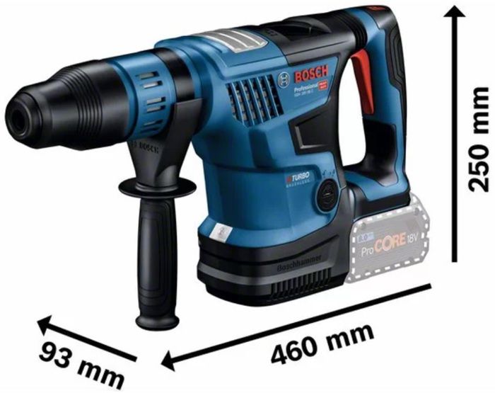 SDS Max GBH 18V-36 C cordless rotary hammer delivered in solo version, standard BOSCH box