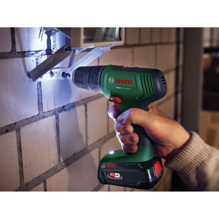 Wireless drill Bosch-Universaldrill 18 (delivered with 2 18V-5.5ah batteries + charger + transport box)