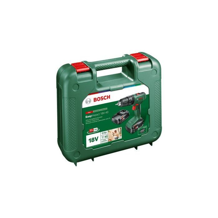 EasyImpact 18V-40 (2x 1.5Ah) + AL18V-20 drill driver in carrying case