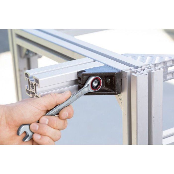 Set of 5 ratchet combination wrenches
