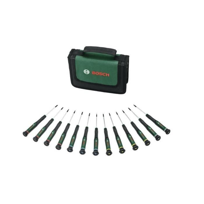 osch 13-piece screwdriver set (for DIY/modeling/crafts precise and magnetic bits PH/TX/HEX/SL)