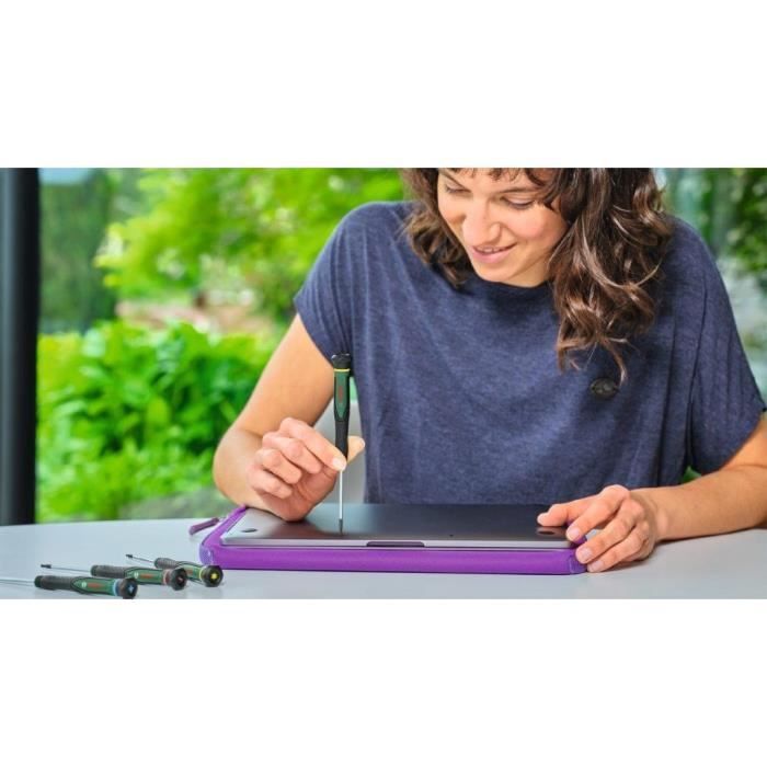 osch 13-piece screwdriver set (for DIY/modeling/crafts precise and magnetic bits PH/TX/HEX/SL)