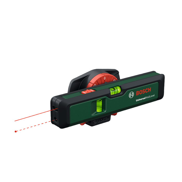 BOSCH Line Lasers - UniversalWallLevel - Includes manual + 2 x 1.5V AA batteries