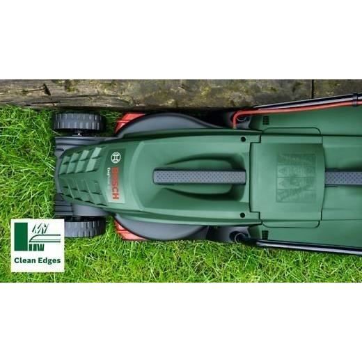 Bosch UniversalRotak 34V-26 Lawn Mower (1300 W, cutting width: 34 cm, 40 litre grass catcher)