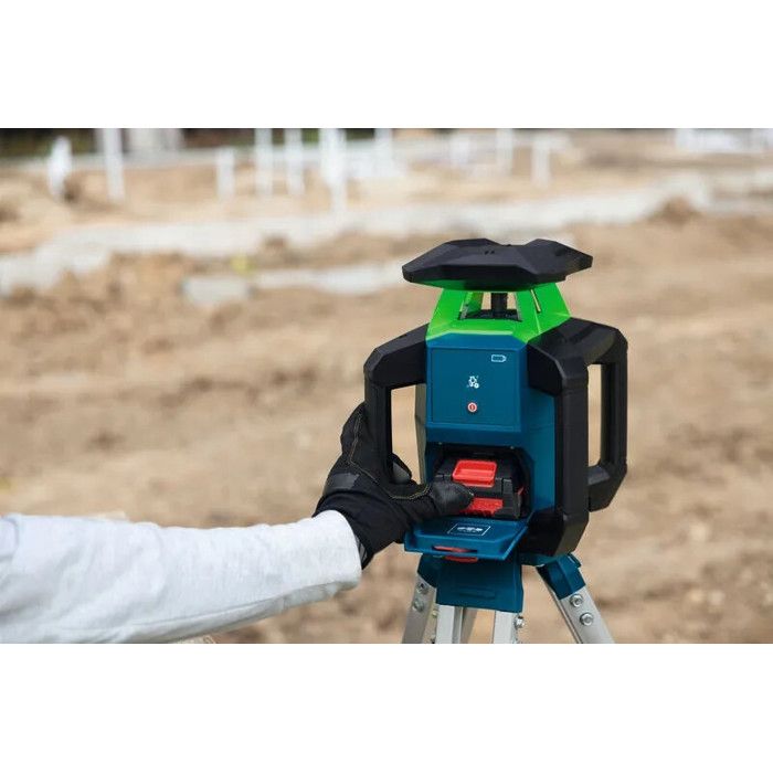 BOSCH PROFESSIONAL Rotary Laser - GRL18V-3-31G - LR 3-2 Receiver Unit + ProCore 18V 4.0Ah Battery